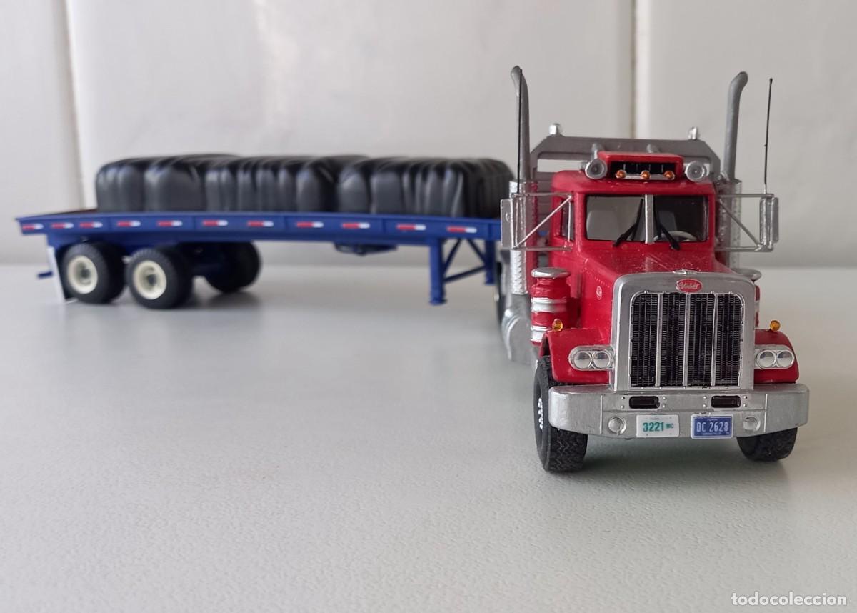 Coches a escala Matchbox: Peterbilt 359 trailer plataforma - Foto 3