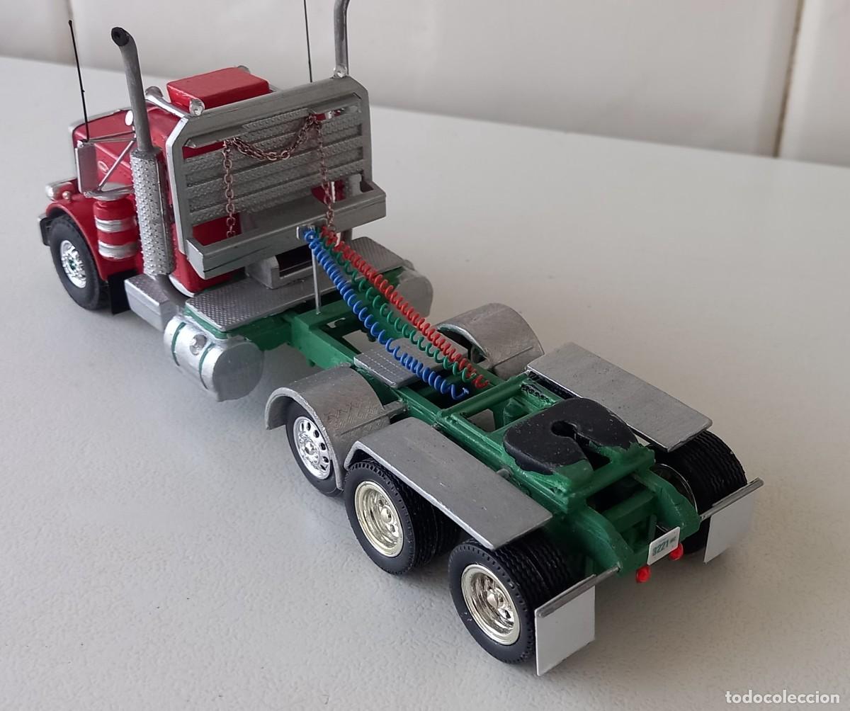 Coches a escala Matchbox: Peterbilt 359 trailer plataforma - Foto 4