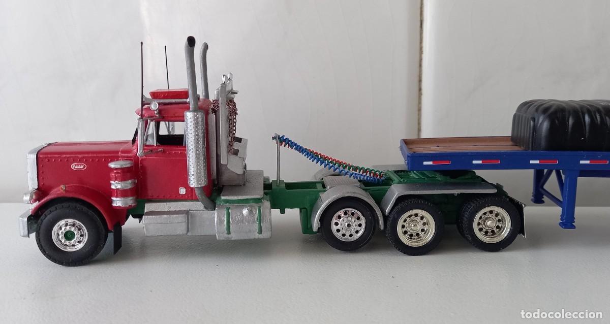 Coches a escala Matchbox: Peterbilt 359 trailer plataforma - Foto 9