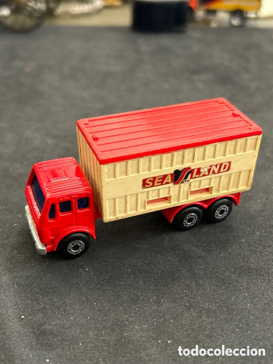 Coches a escala Matchbox: Matchbox cami&oacute;n Mercedes container - Foto 1
