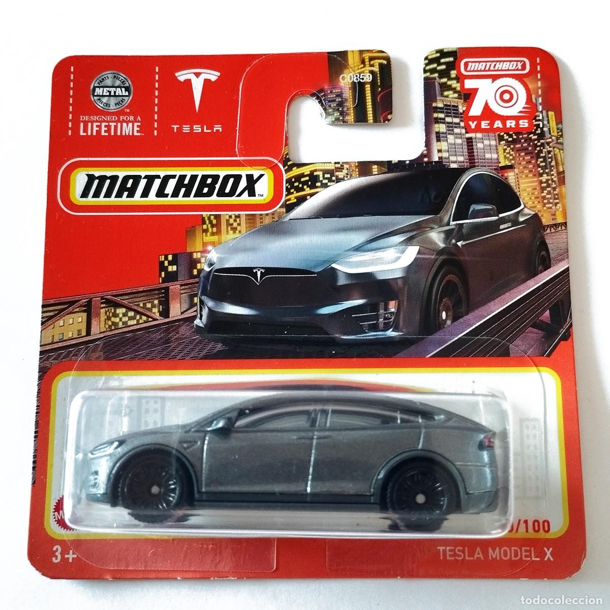 Coches a escala Matchbox: Tesla Model X Silver-Matchbox - Foto 1