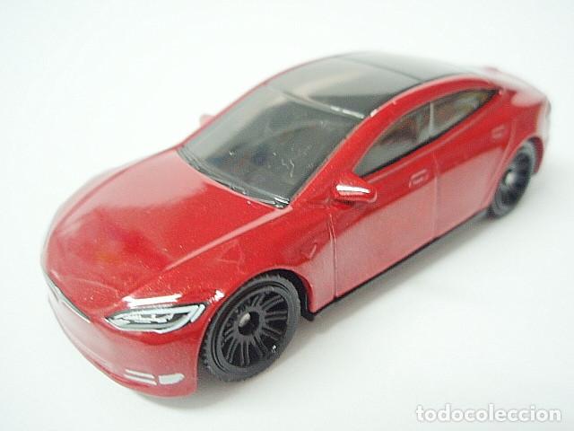 Coches a escala Matchbox: MATCHBOX MB1355 B * 55 TESLA MODEL S - Foto 1