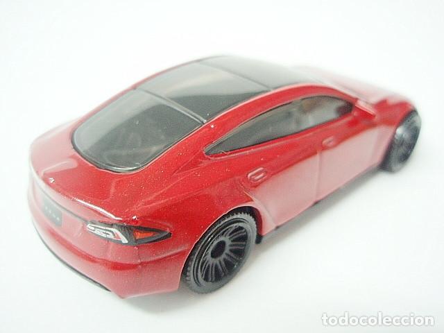 Coches a escala Matchbox: MATCHBOX MB1355 B * 55 TESLA MODEL S - Foto 4