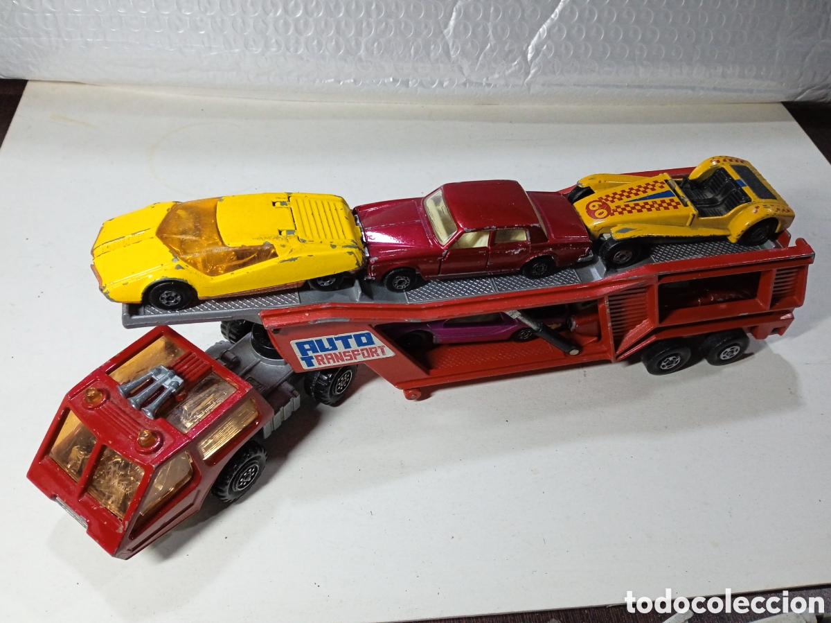 Coches a escala Matchbox: Cami&oacute;n de transporte y coches Matchbox - Foto 5