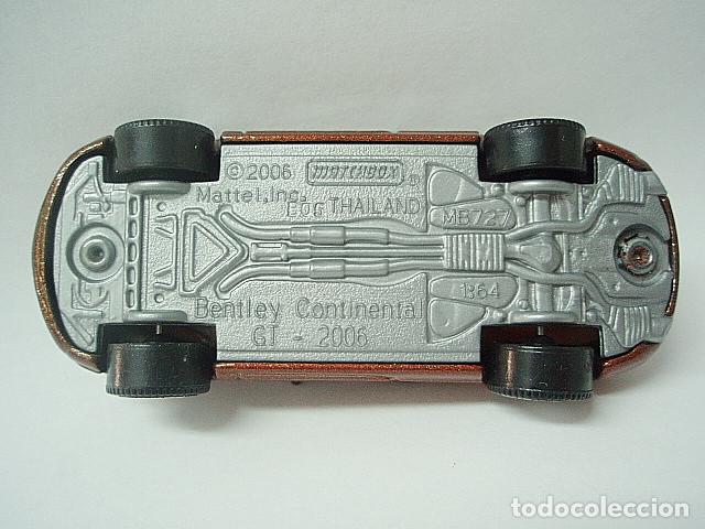 Coches a escala Matchbox: MATCHBOX MB727 A * 27 BENTLEY CONTINENTAL GT - Foto 5