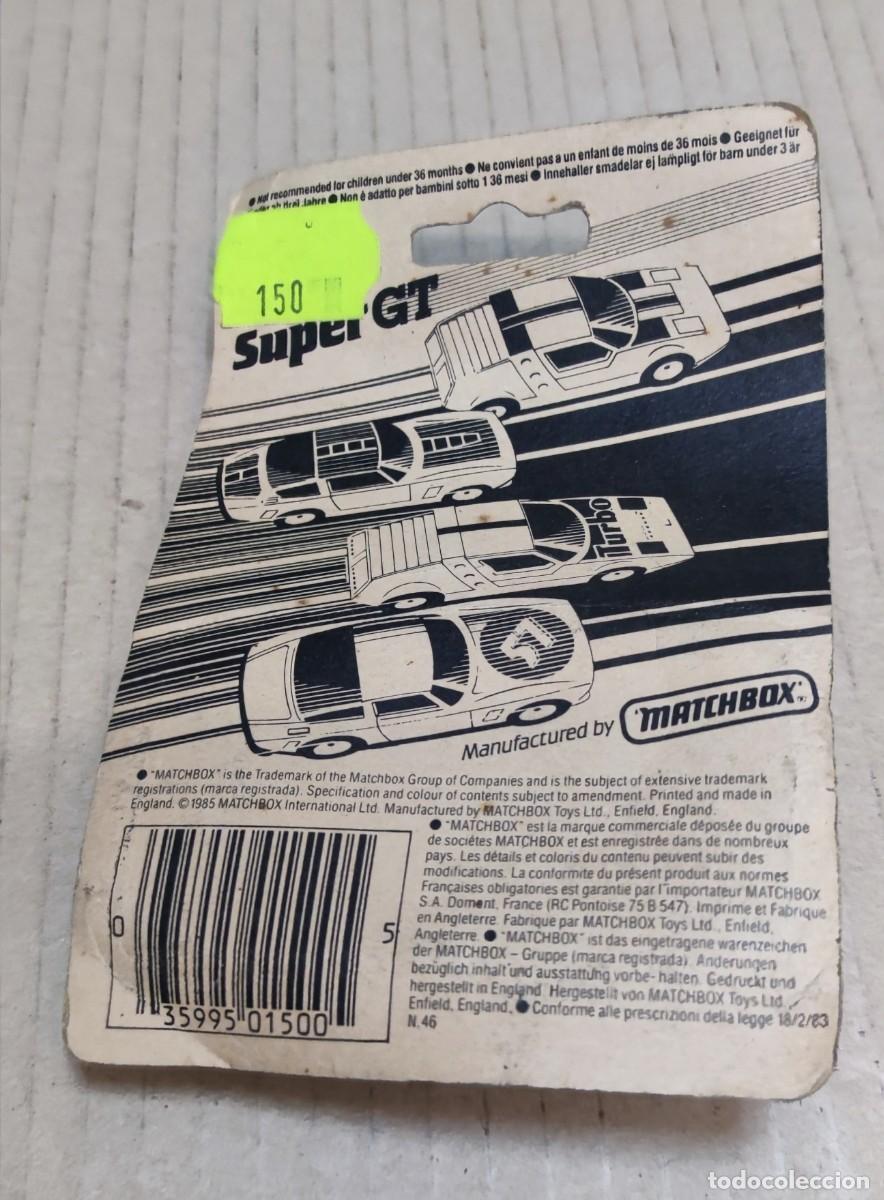 Coches a escala Matchbox: Antiguo coche Super GT de Matchbox - Foto 2