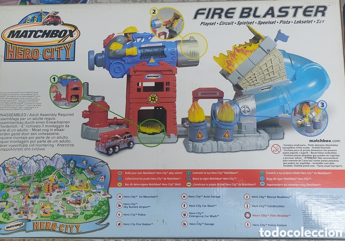 Coches a escala Matchbox: Matchbox Hero-City modelo Fire Blaster - Foto 2