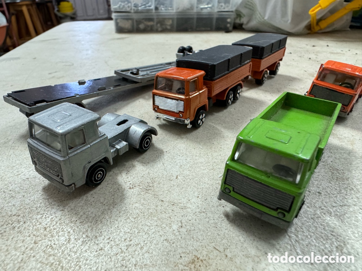 Coches a escala Matchbox: LOTE CAMIONES PLAYART Y COMPA&Ntilde;IA - Foto 4