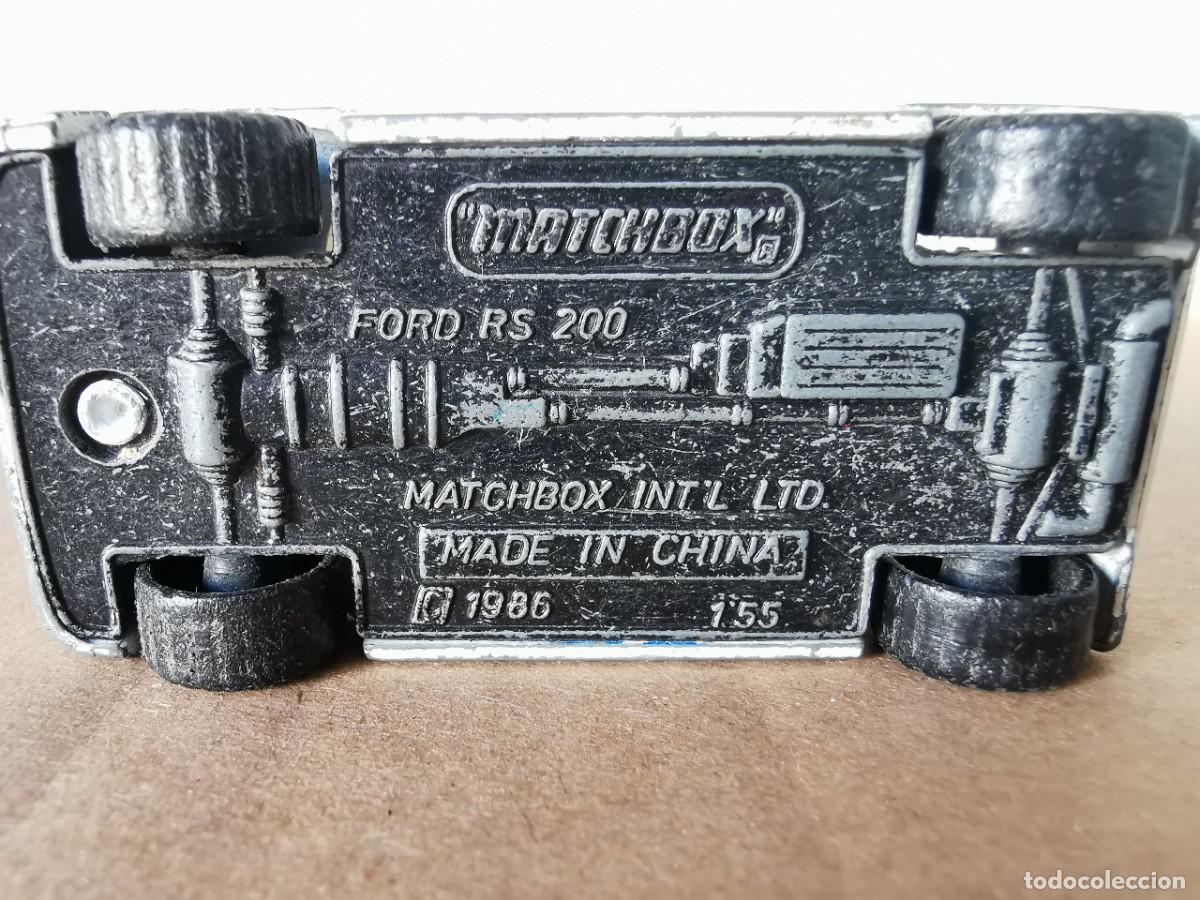 Coches a escala Matchbox: Matchbox Ford RS 200 1/64 - Foto 5