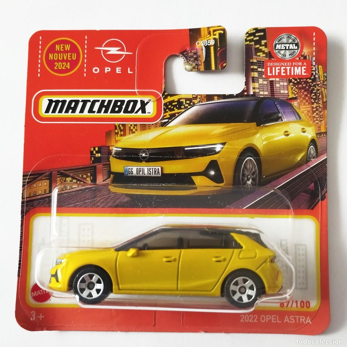 Coches a escala Matchbox: 2022 Opel Astra Yellow-Matchbox - Foto 1