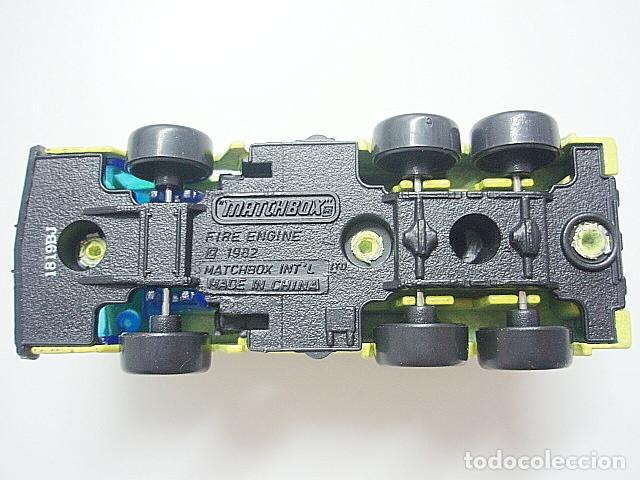 Coches a escala Matchbox: MATCHBOX MB134 L * 34 OSHKOSH EXTENDING-LADDER FIRE ENGINE - Foto 4