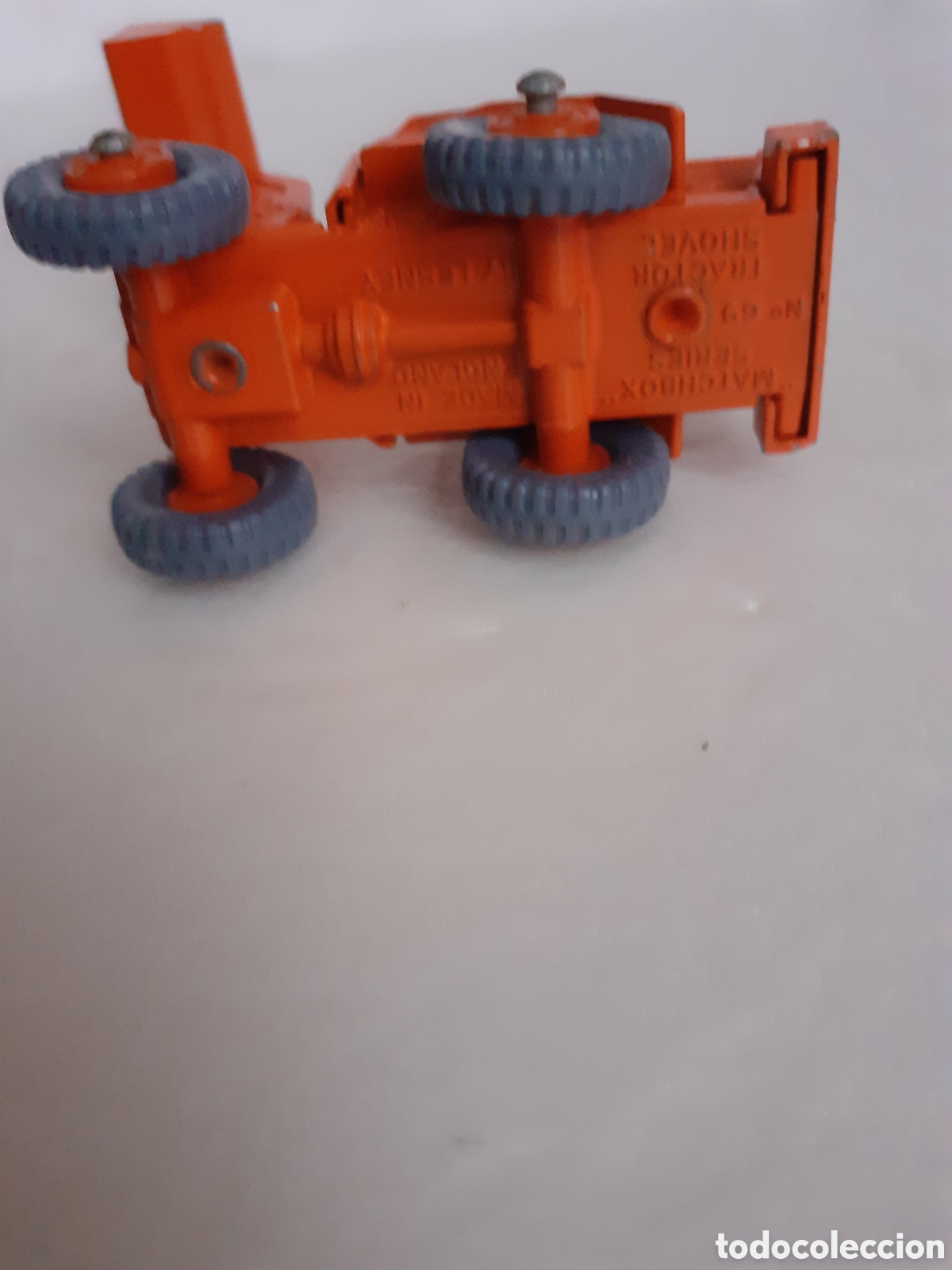 Coches a escala Matchbox: MATCHBOX LESNEY TRACTOR SHOVEL RUEDAS GRISES REF 69 - Foto 6