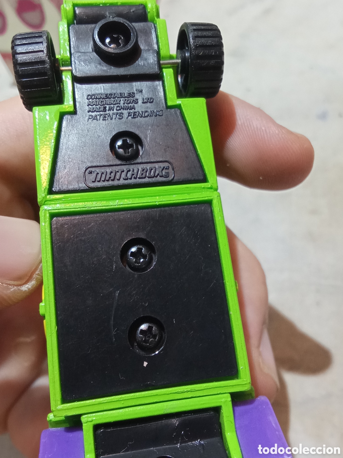 Coches a escala Matchbox: CAMI&Oacute;N TANQUE GAL&Aacute;CTICO MATCHBOX CONNECTABLES - Foto 6
