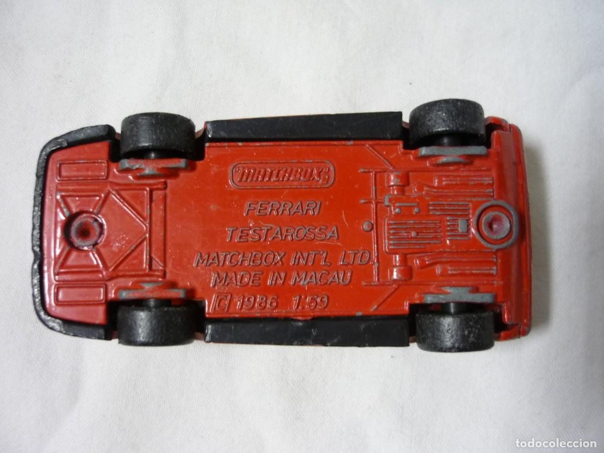 Coches a escala Matchbox: Ferrari Testarrosa 1986 1/59 Matchbox - Foto 7