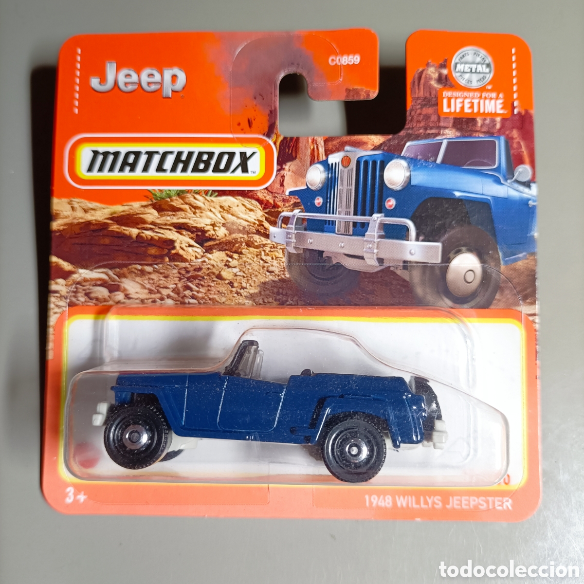 Coches a escala Matchbox: MATCHBOX. 1948 WILLYS JEEPSTER. 10/100 - Foto 1