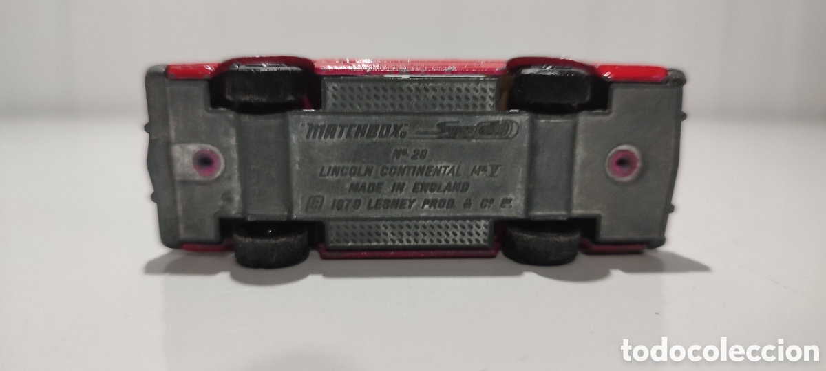 Coches a escala Matchbox: Coche Matchbox Lincoln Continental - Foto 5