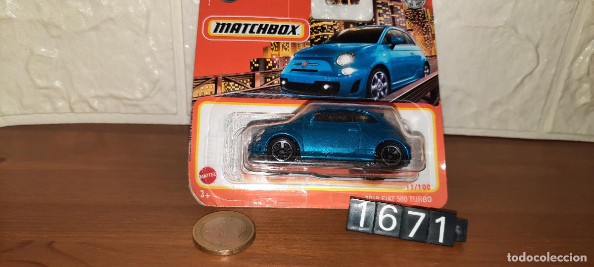 Coches a escala Matchbox: FIAT 500 TURBO,MATCHBOX,NUEVO - Foto 4