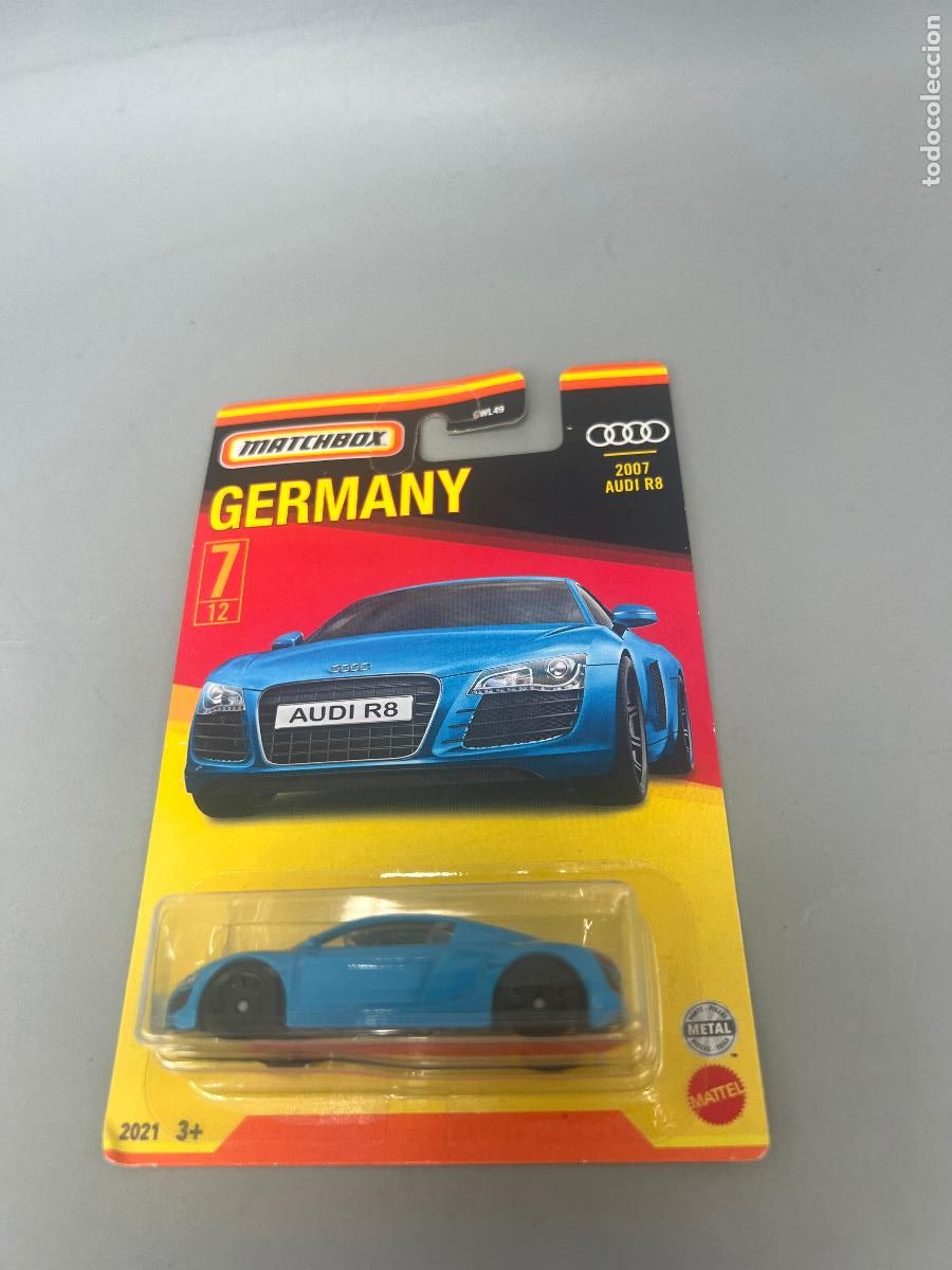 Coches a escala Matchbox: Matchbox audi r8 germany - Foto 1