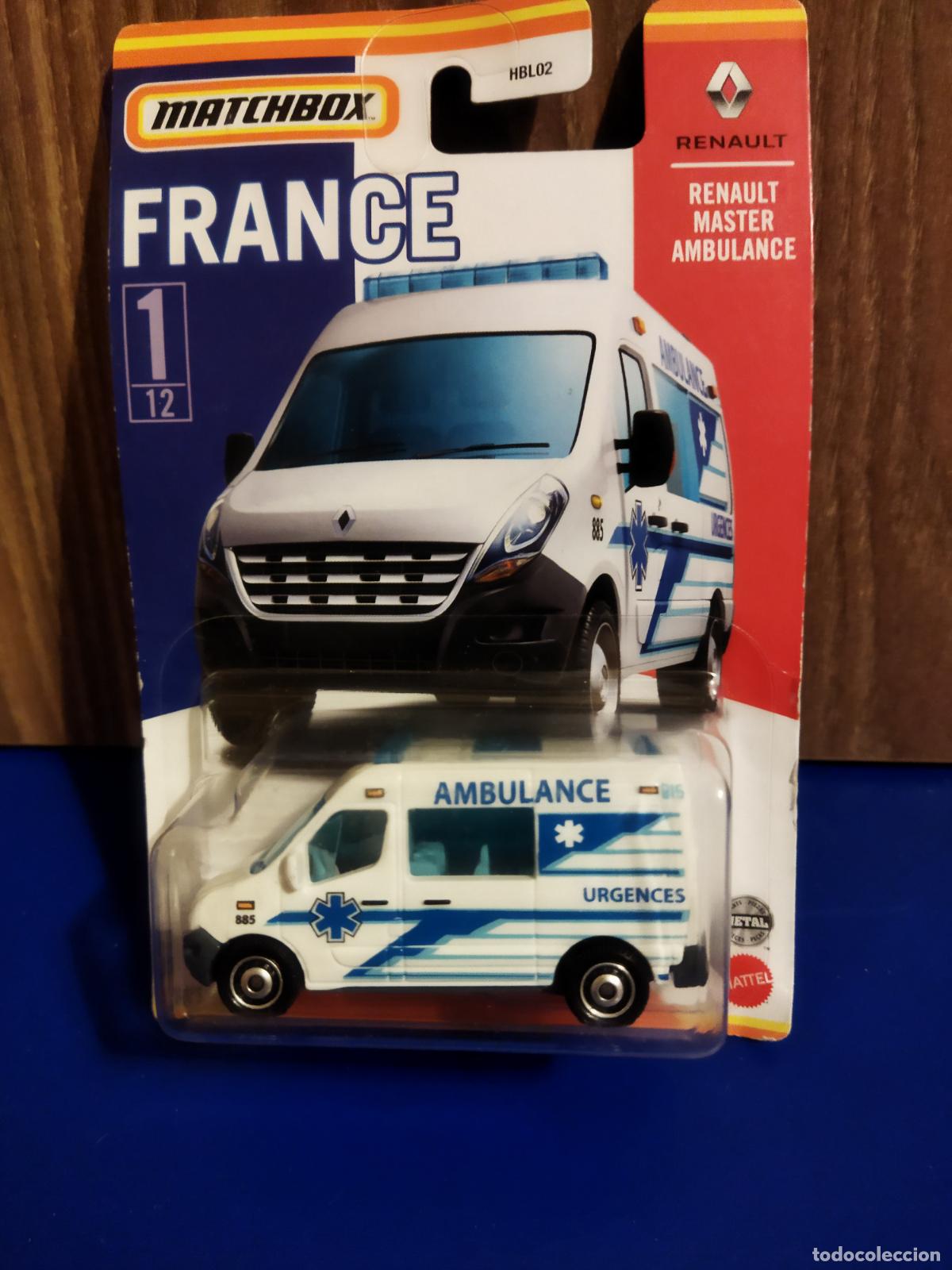 Coches a escala Matchbox: Renault M&aacute;ster ambulance matchbox - Foto 1