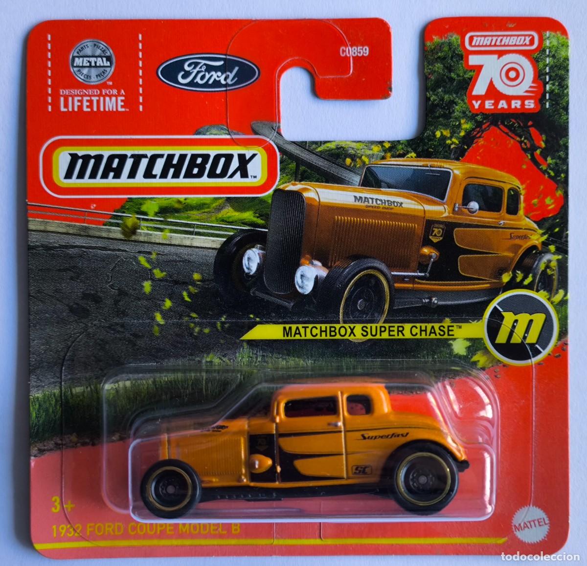 Coches a escala Matchbox: MATCHBOX 1932 FORD COUPE MODEL B. SUPER CHASE. - Foto 1