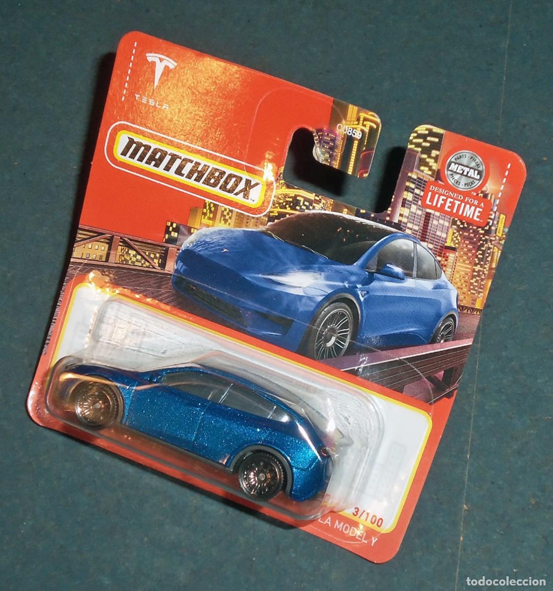 Coches a escala Matchbox: Coche TESLA Model Y - MATCHBOX 1/64 - Foto 1