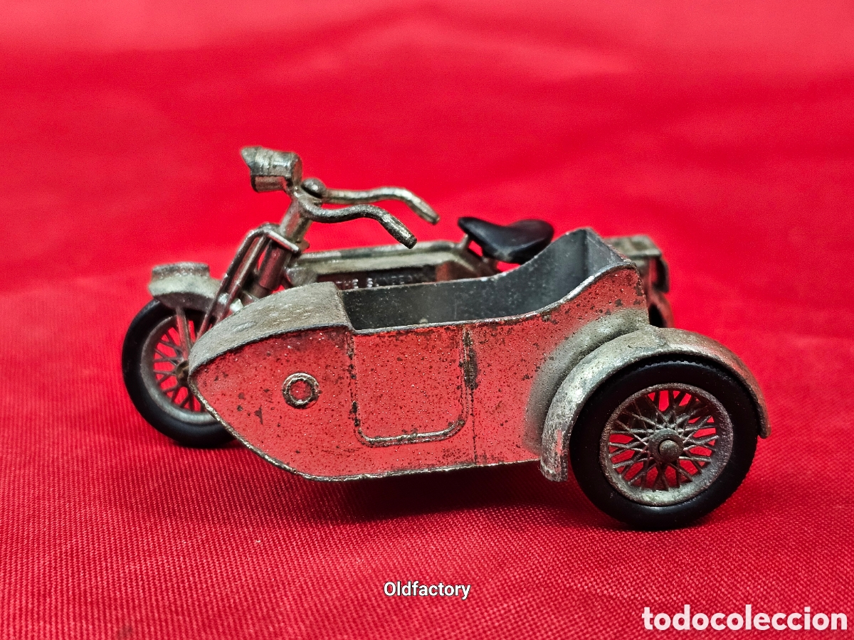 Coches a escala Matchbox: MOTO CON SIDECAR SUNBEAM 1914 - Foto 2