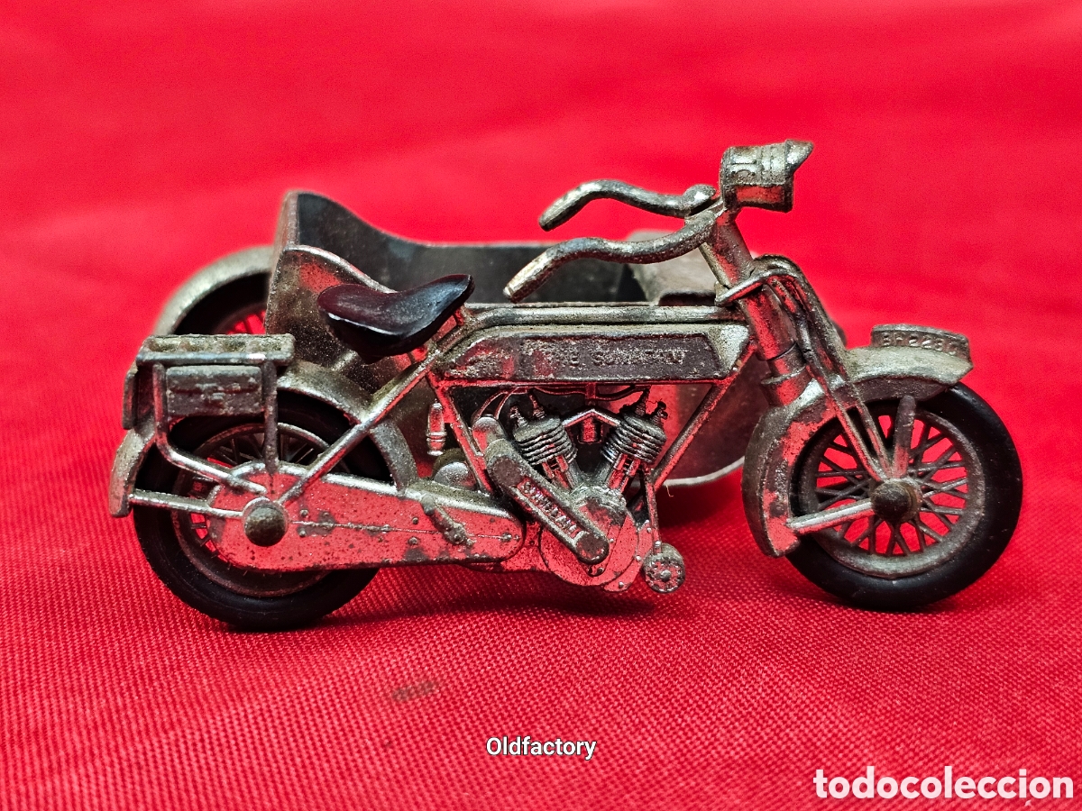Coches a escala Matchbox: MOTO CON SIDECAR SUNBEAM 1914 - Foto 3