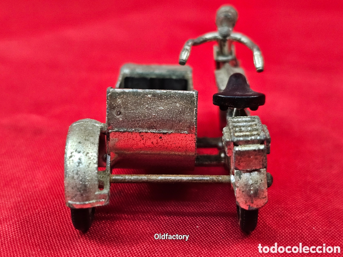 Coches a escala Matchbox: MOTO CON SIDECAR SUNBEAM 1914 - Foto 4