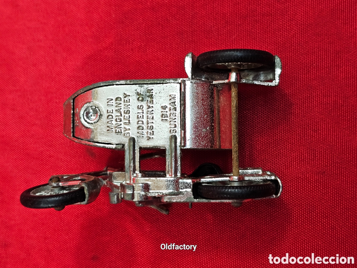 Coches a escala Matchbox: MOTO CON SIDECAR SUNBEAM 1914 - Foto 6