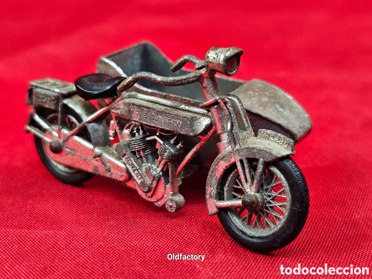 Coches a escala Matchbox: MOTO CON SIDECAR SUNBEAM 1914 - Foto 7