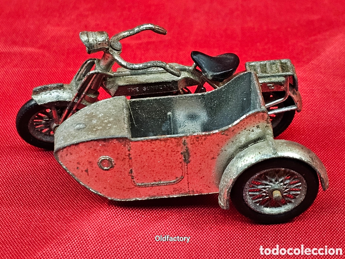 Coches a escala Matchbox: MOTO CON SIDECAR SUNBEAM 1914 - Foto 9