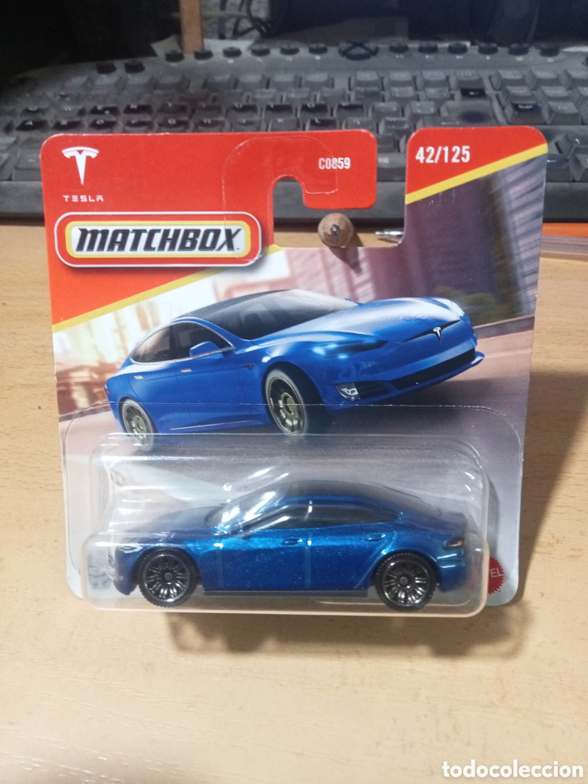 Coches a escala Matchbox: Matchbox Tesla Model S 42/125 - Foto 1