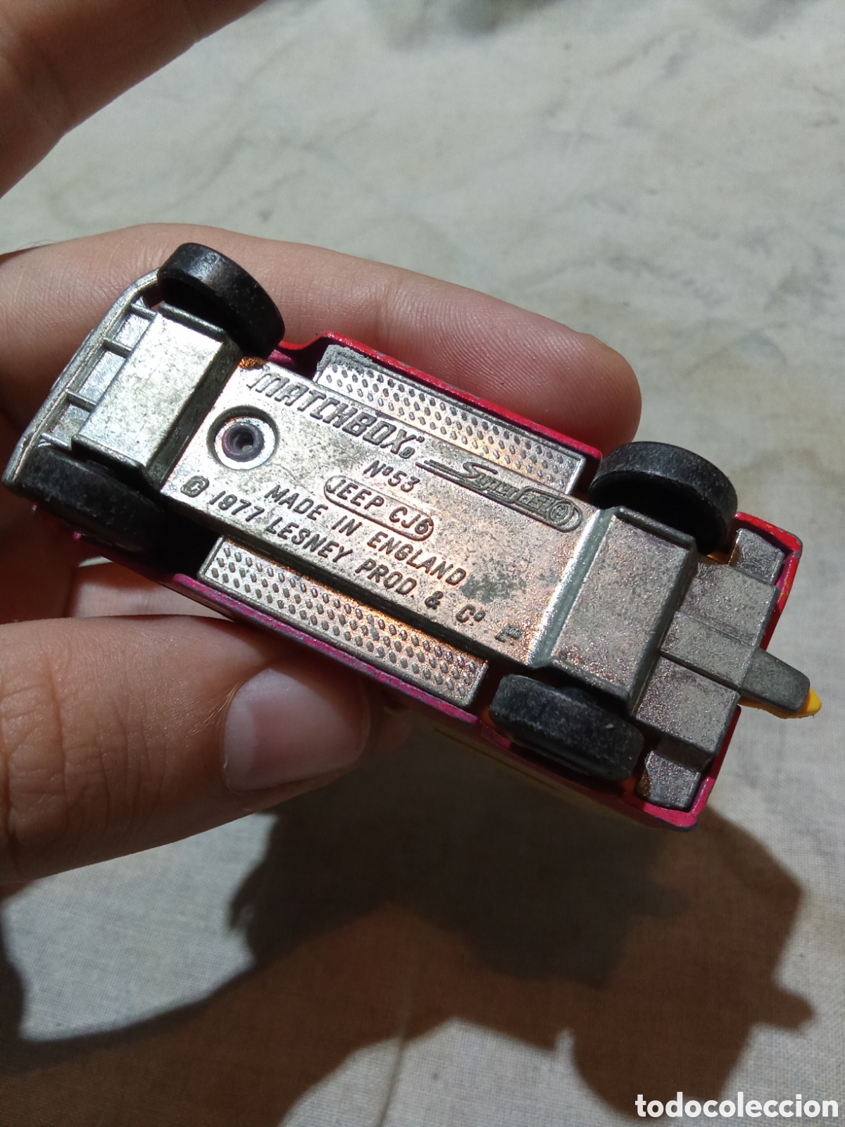 Coches a escala Matchbox: JEEP CJ6 DE MATCHBOX LESNEY 1977 - Foto 7