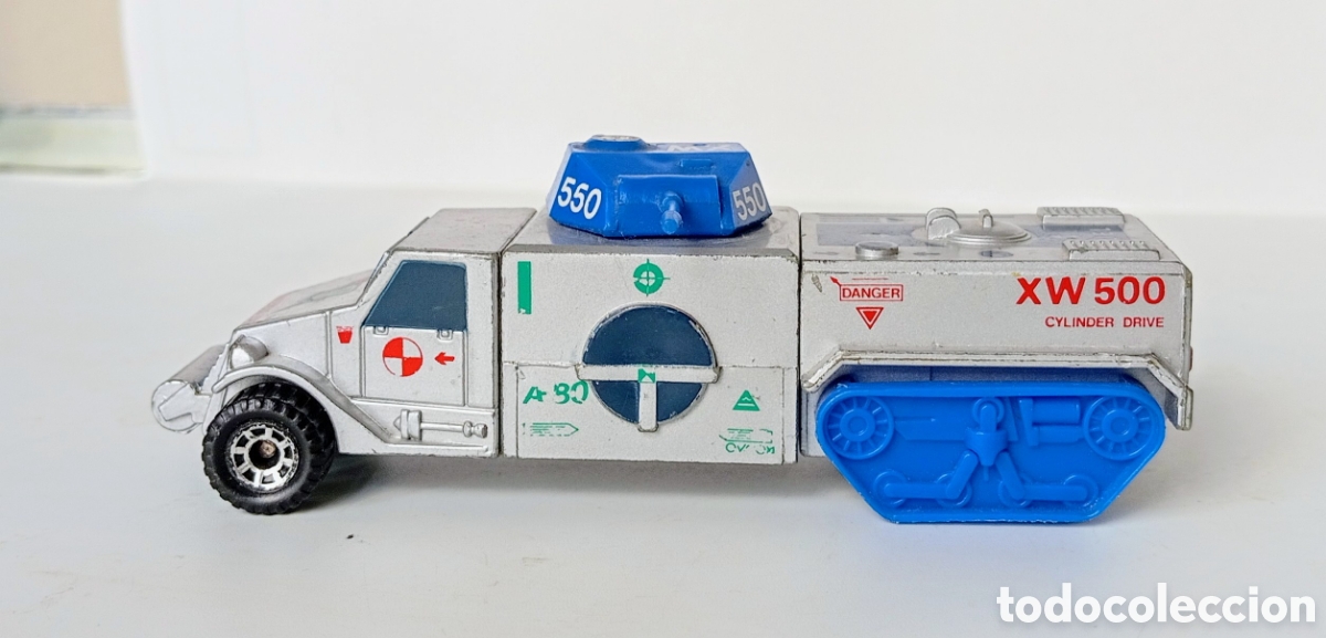 Coches a escala Matchbox: VEH&Iacute;CULO BLINDADO - MATCHBOX CONNECTABLES- VEH&Iacute;CULO + MODULO ARMADO - Foto 2