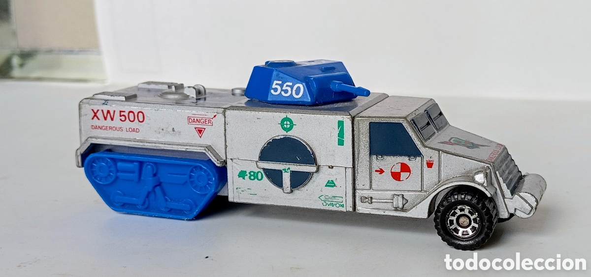 Coches a escala Matchbox: VEH&Iacute;CULO BLINDADO - MATCHBOX CONNECTABLES- VEH&Iacute;CULO + MODULO ARMADO - Foto 4