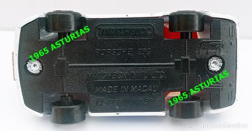 Coches a escala Matchbox: 1/58 MATCHBOX 1985 PORSCHE 959 PACE CAR SHELL - ( 1 ) - Foto 11