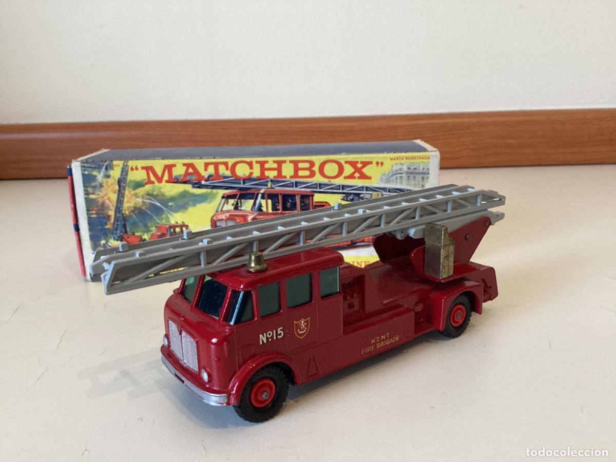 Coches a escala Matchbox: Merryweather fire engine Matchbox k-15 king size - Foto 1