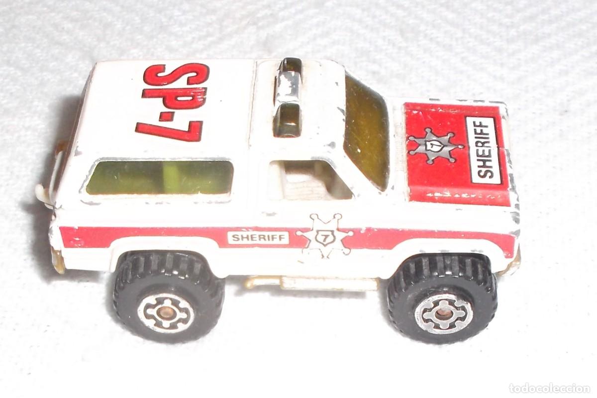 Coches a escala Matchbox: coche 4 x4 matchbox SP-7 sheriff - Foto 1