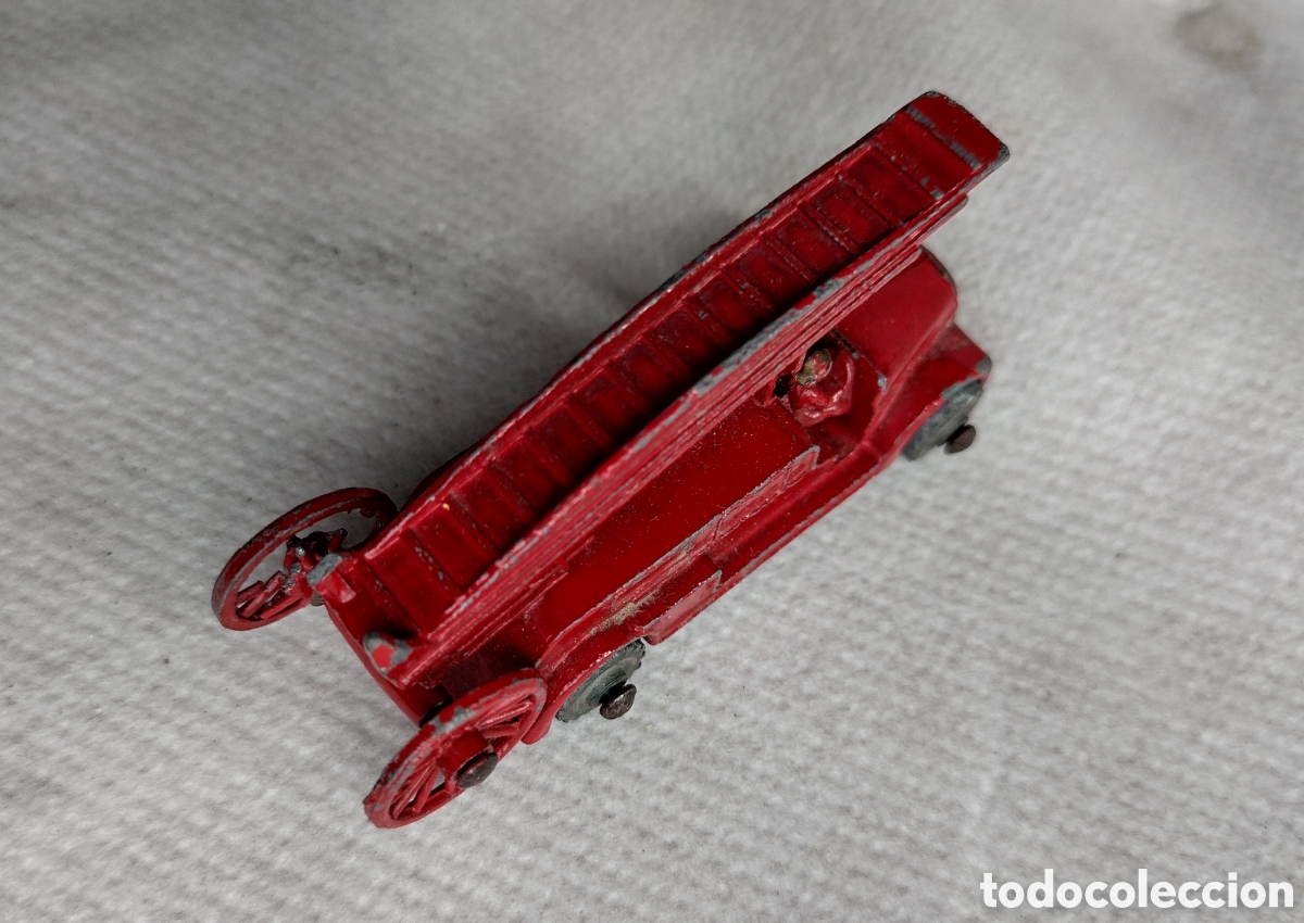 Coches a escala Matchbox: MATCHBOX 9A DENNIS FIRE ESCAPE bomberos - Foto 5