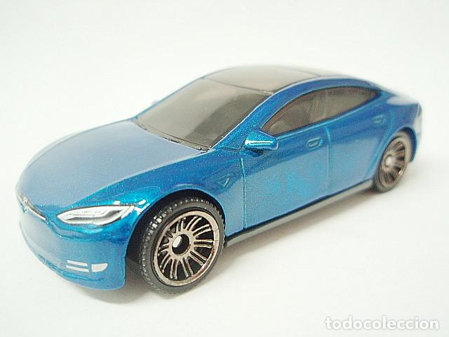 Coches a escala Matchbox: MATCHBOX MB1355 C * 55 TESLA MODEL S - Foto 1