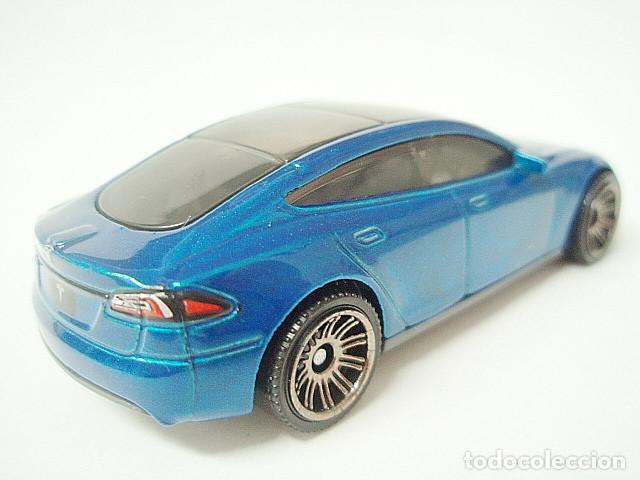 Coches a escala Matchbox: MATCHBOX MB1355 C * 55 TESLA MODEL S - Foto 4