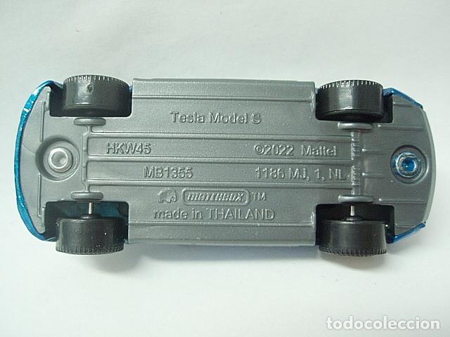 Coches a escala Matchbox: MATCHBOX MB1355 C * 55 TESLA MODEL S - Foto 5