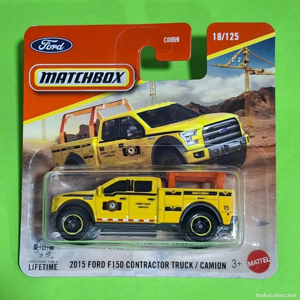 MATCHBOX 2026 18/125 - 2015 FORD F-150 CONTRACTOR TRUCK - NUEVO EN BLISTER - 1/64