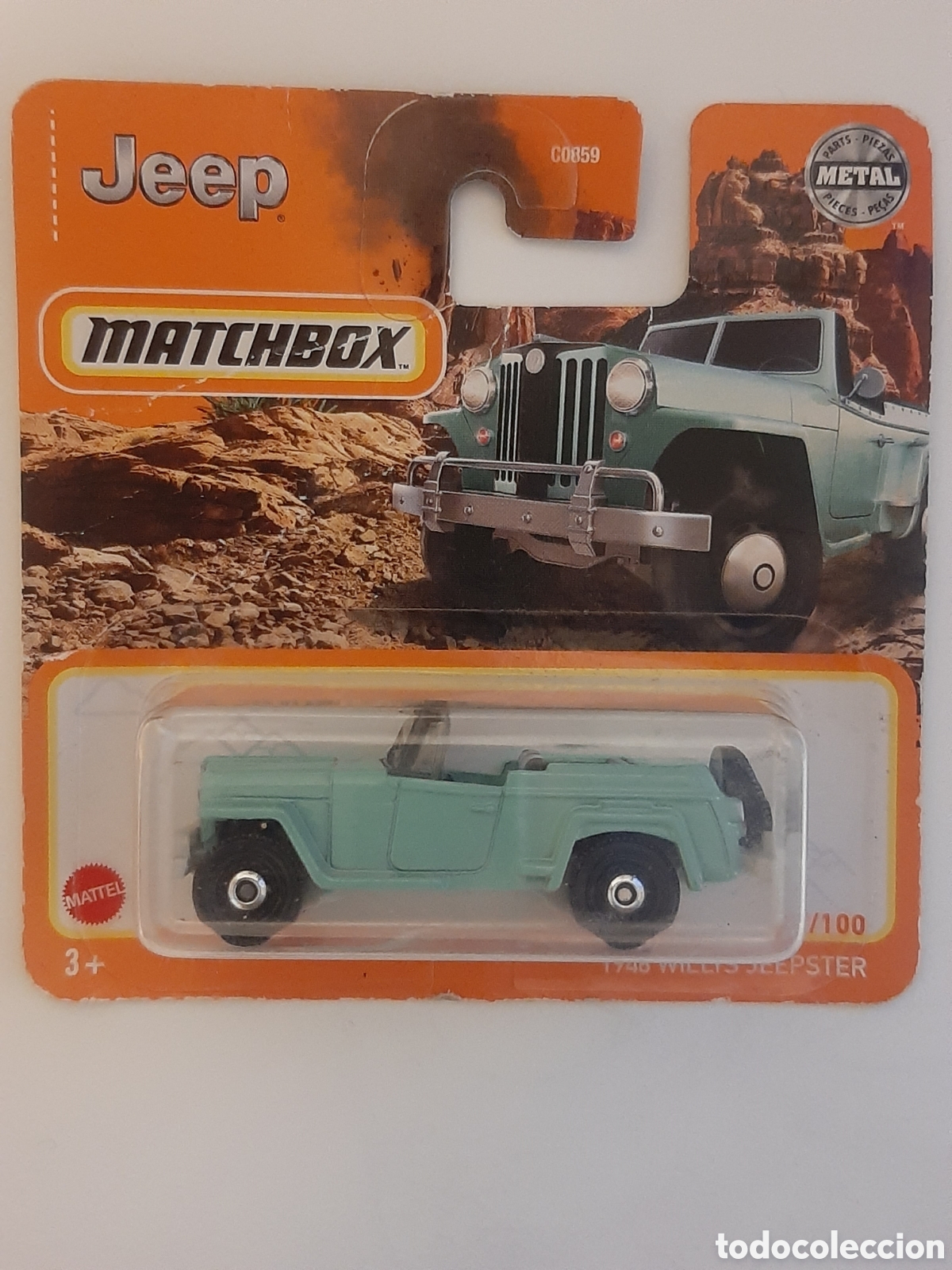 Coches a escala Matchbox: MATCHBOX JEEP WILLYS JEEPSTER 1948 - Foto 1