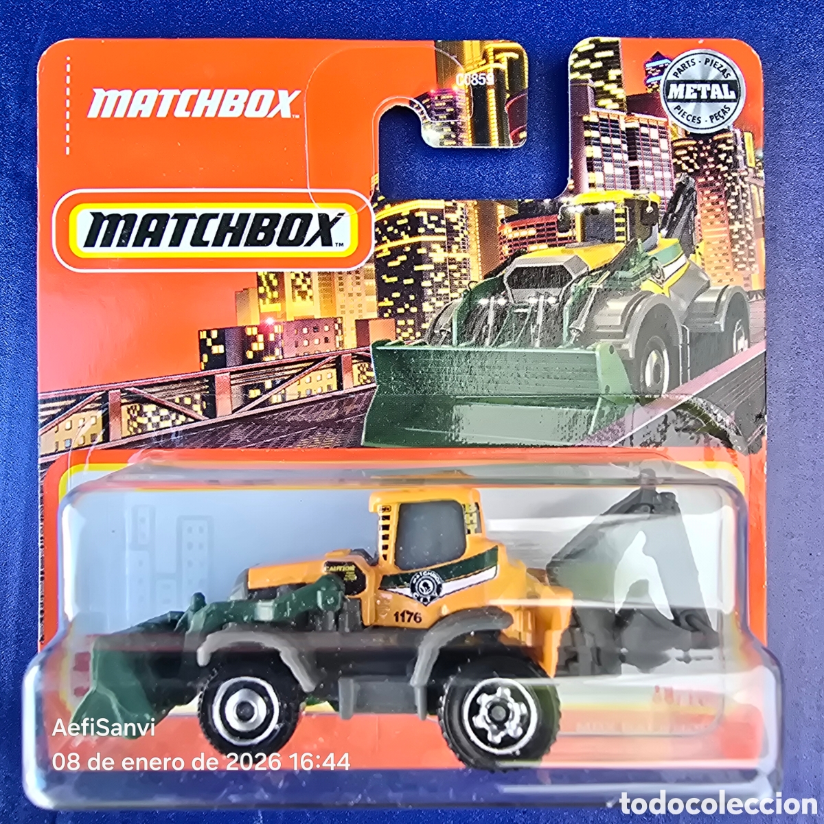 Coches a escala Matchbox: MATCHBOX: MBX BACKHOE (68/100) (MATTEL) - Foto 1