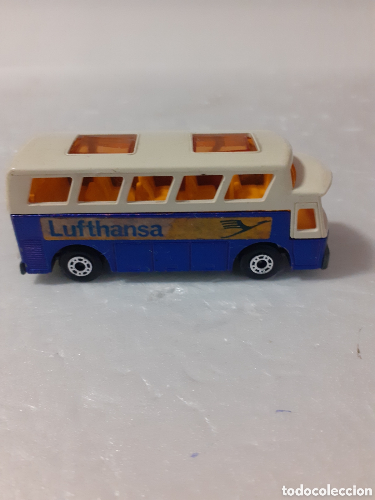Coches a escala Matchbox: MATCHBOX AUTOBUS AEROPUERTO LUFTHANSA - Foto 1