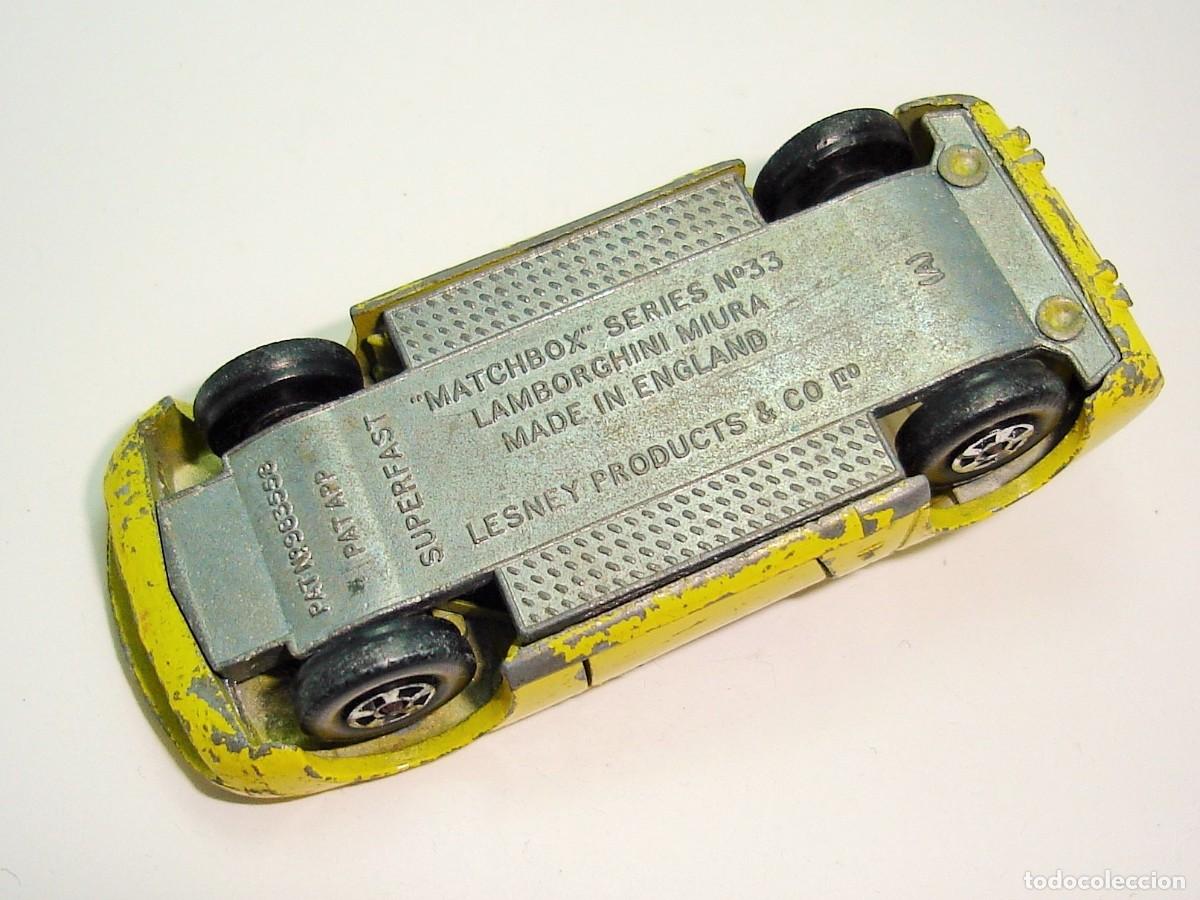 LESNEY MATCHBOX SUPERFAST #33c Lamborghini Miura Gold 1970 Narrow MINT EUR 42,23 - ES