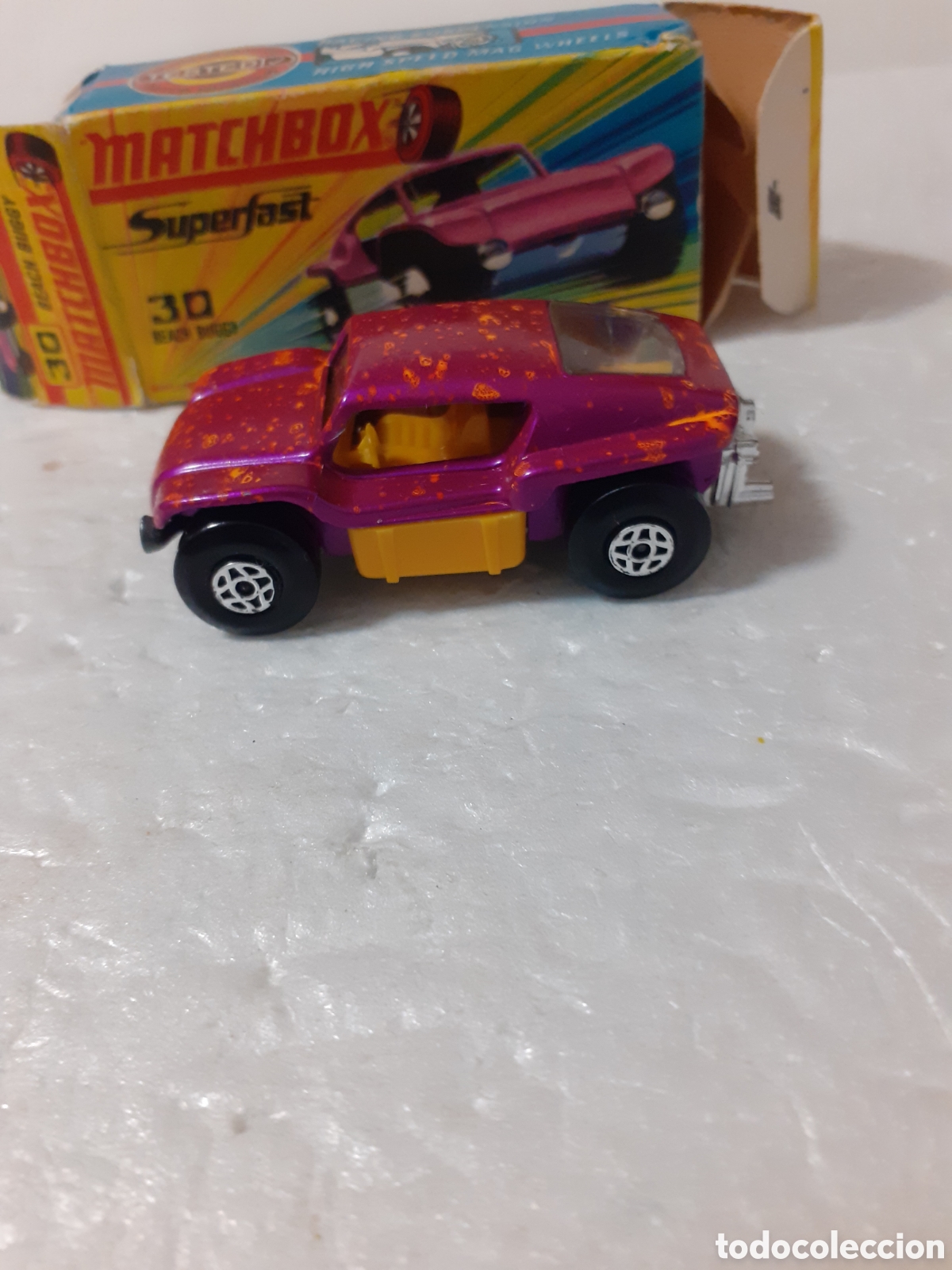 Coches a escala Matchbox: MATCHBOX SUPERFAST BUGGY BEACH EN CAJA - Foto 3