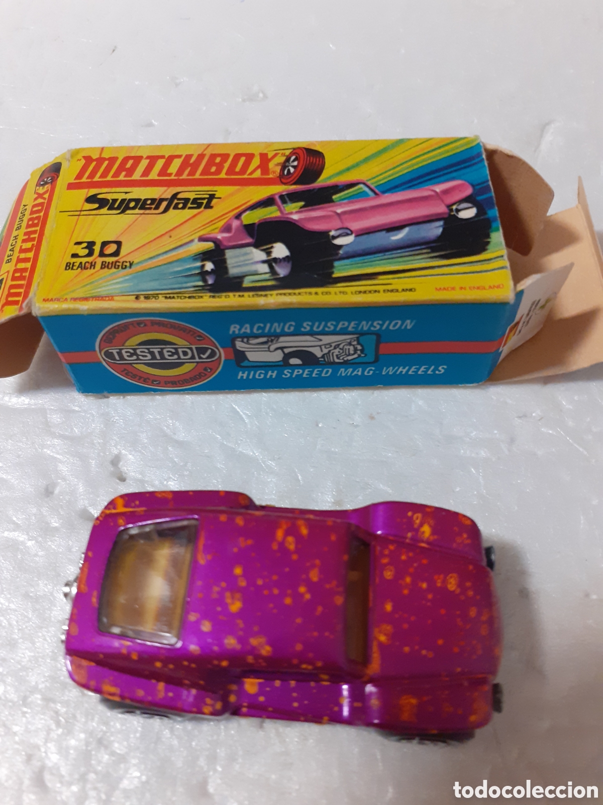 Coches a escala Matchbox: MATCHBOX SUPERFAST BUGGY BEACH EN CAJA - Foto 6
