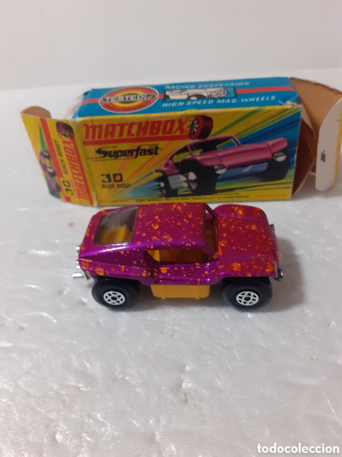 Coches a escala Matchbox: MATCHBOX SUPERFAST BUGGY BEACH EN CAJA - Foto 1